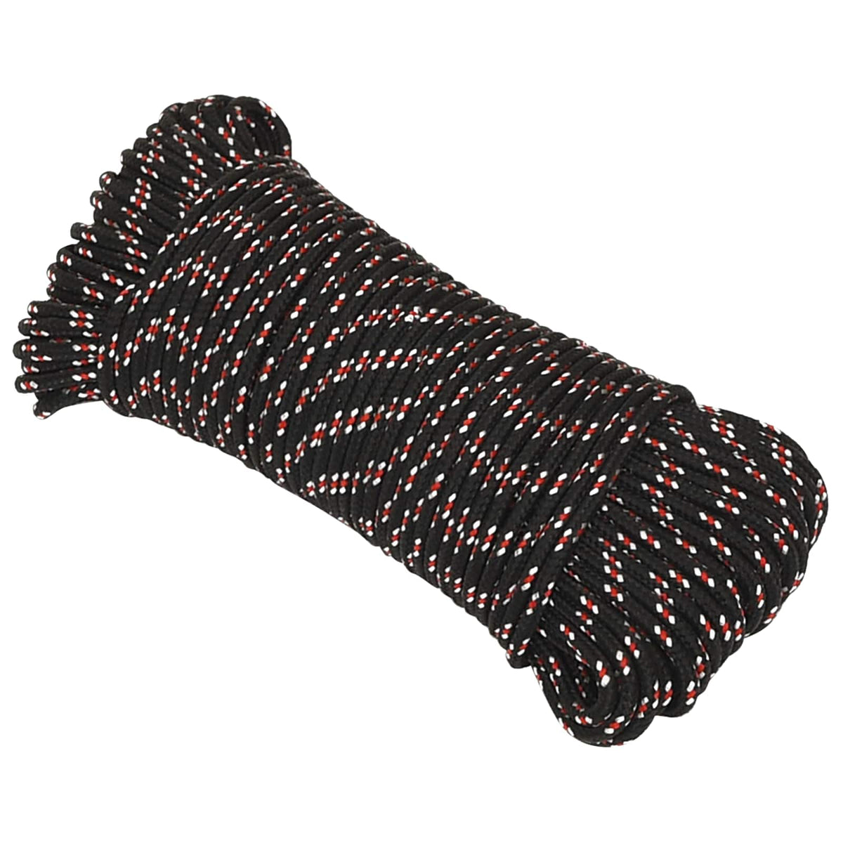 Multipurpose Utility Rope 4 mm 500 m Black and Red PP