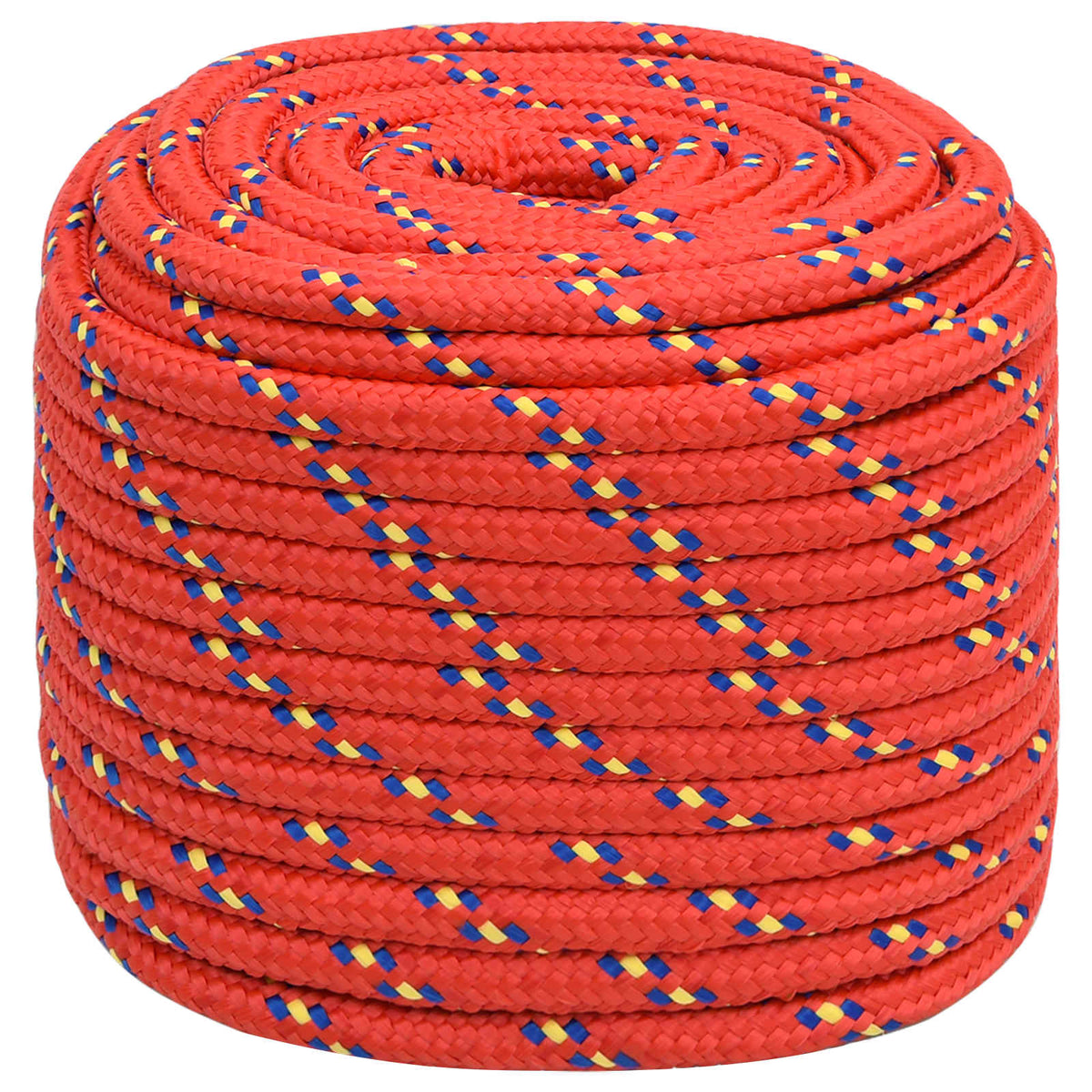Multipurpose Utility Rope 16 mm 25 m Red PP 1560 kg Max Load