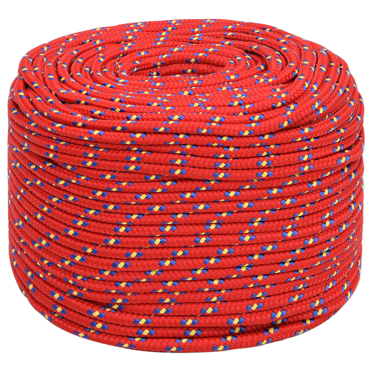 Multipurpose Utility Rope 10 mm 100 m Red PP 645 kg Max Load