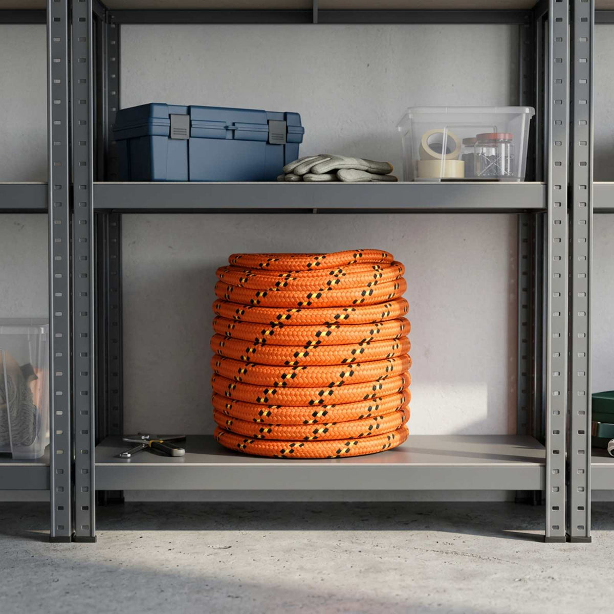 Multipurpose Utility Rope 18 mm 50 m Orange PP 1995 kg Max Load
