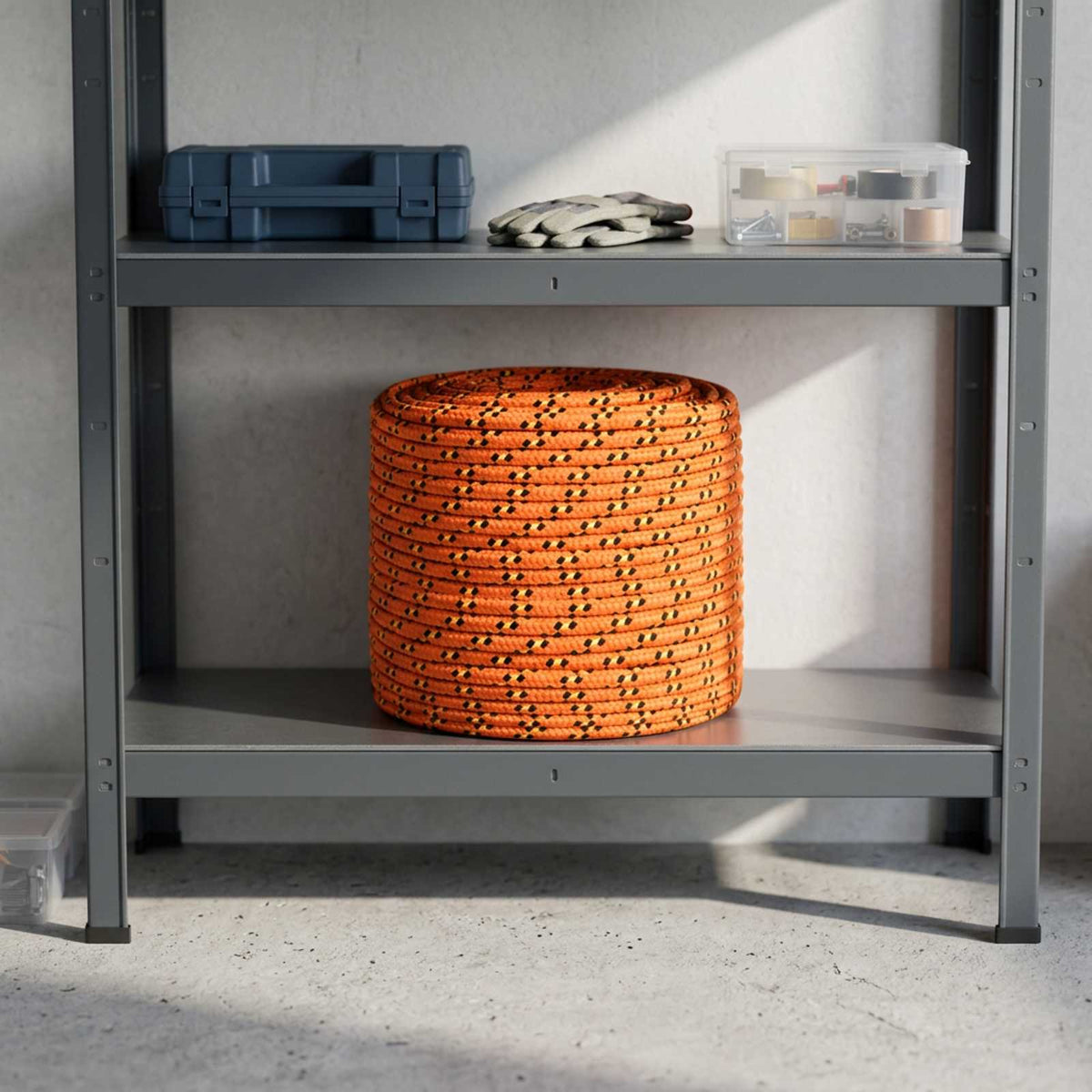 Multipurpose Utility Rope 6 mm 100 m Orange PP 240 kg Max Load