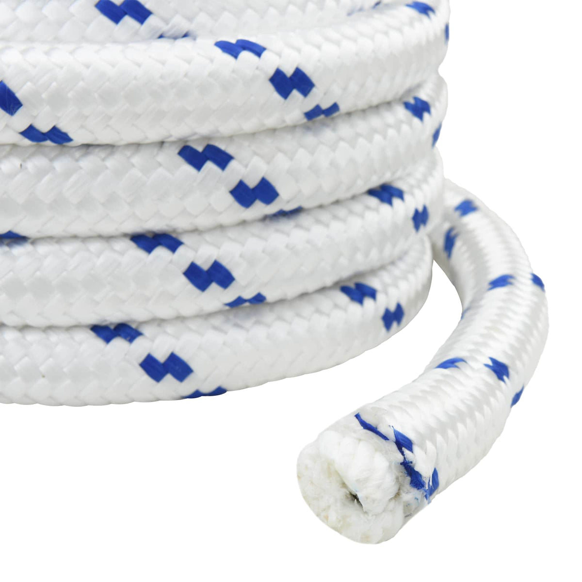 Multipurpose Utility Rope 30 mm 5 m White and Blue PP