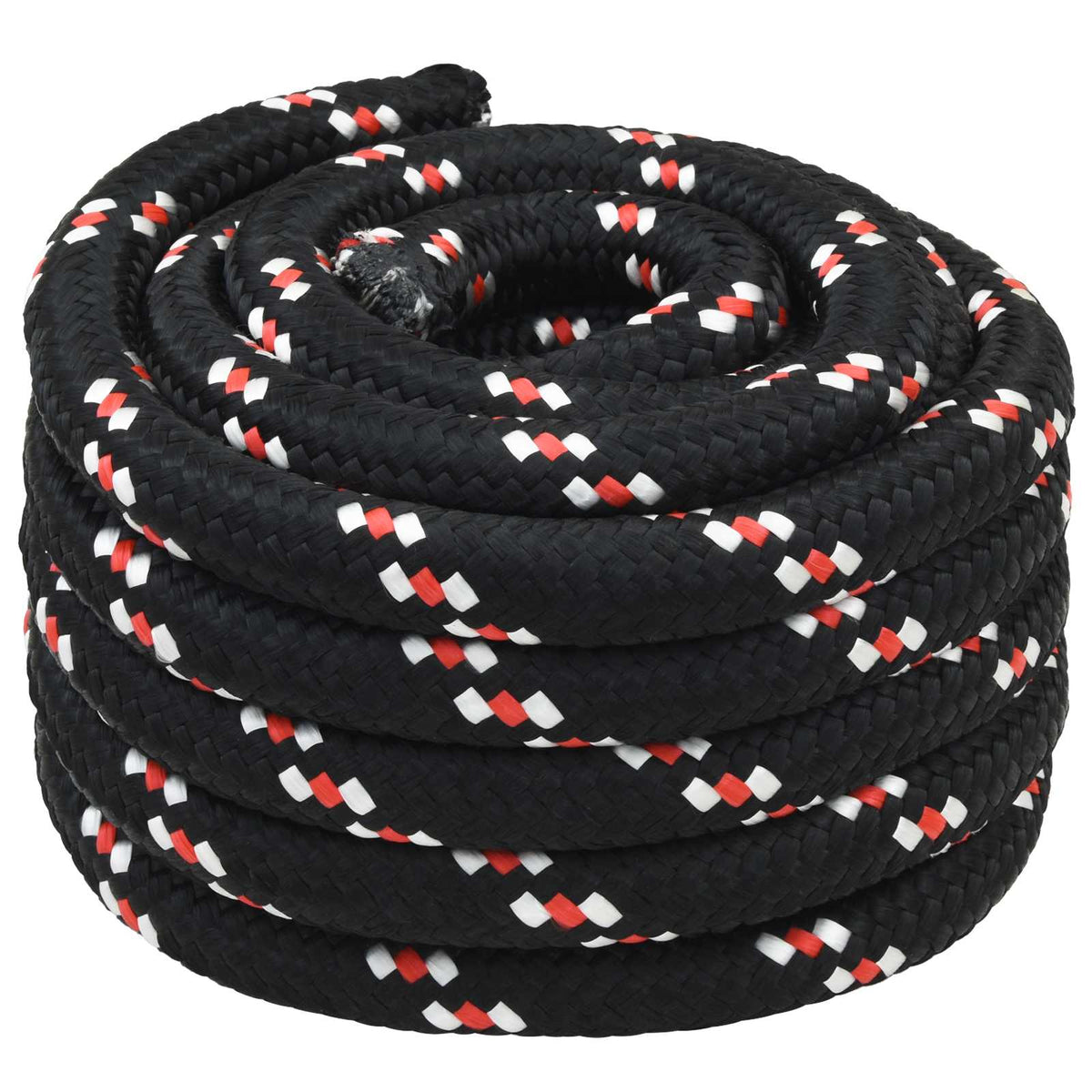 Multipurpose Utility Rope 40 mm 25 m Black and Red PP