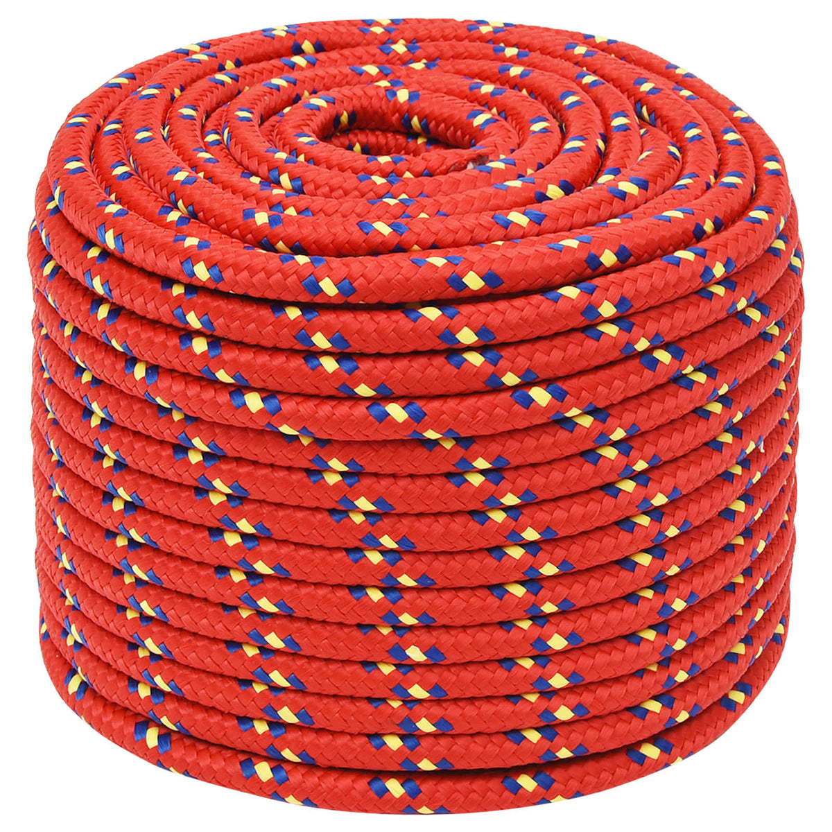 Multipurpose Utility Rope 12 mm 100 m Red PP 930 kg Max Load