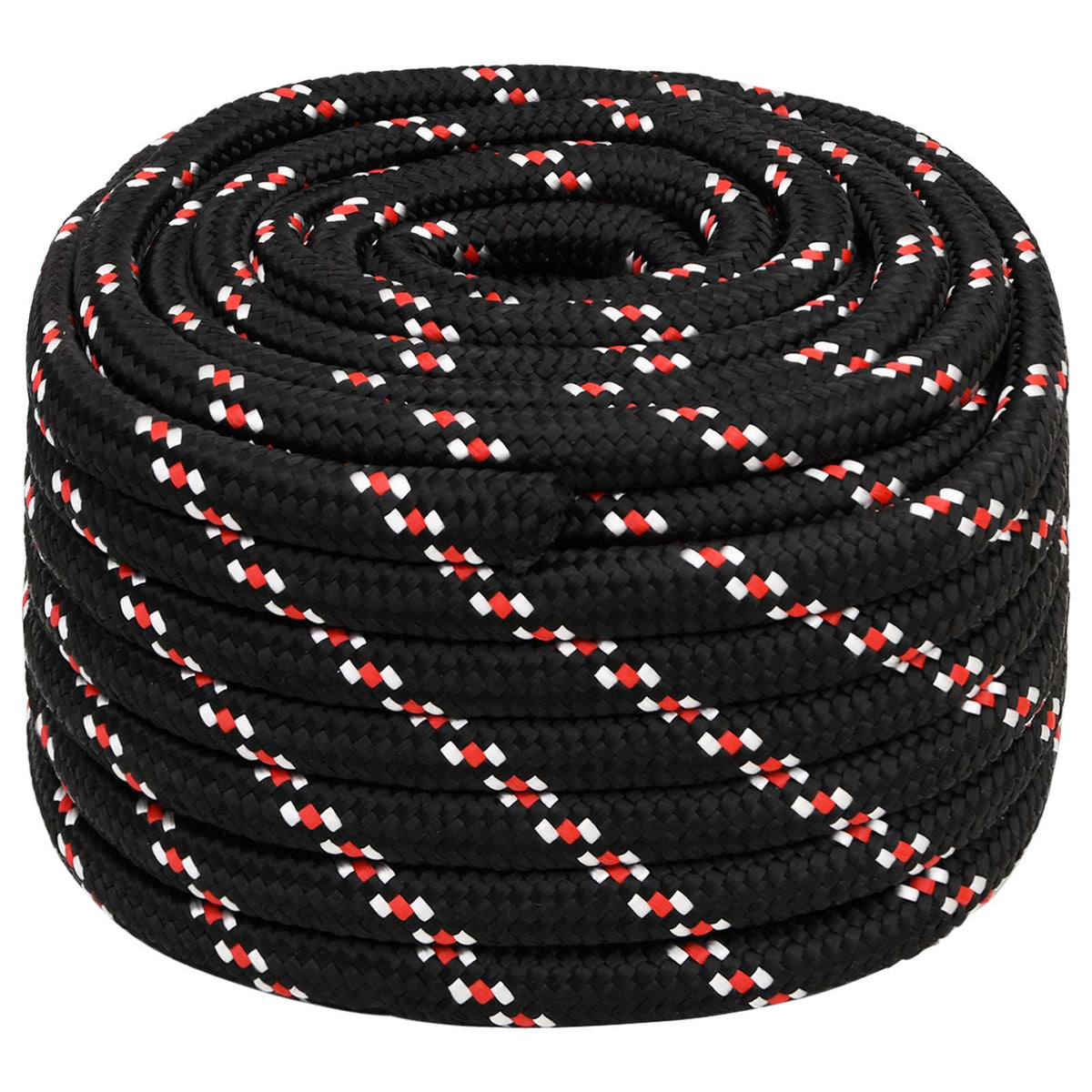 Multipurpose Utility Rope 20 mm 25 m Black and Red PP
