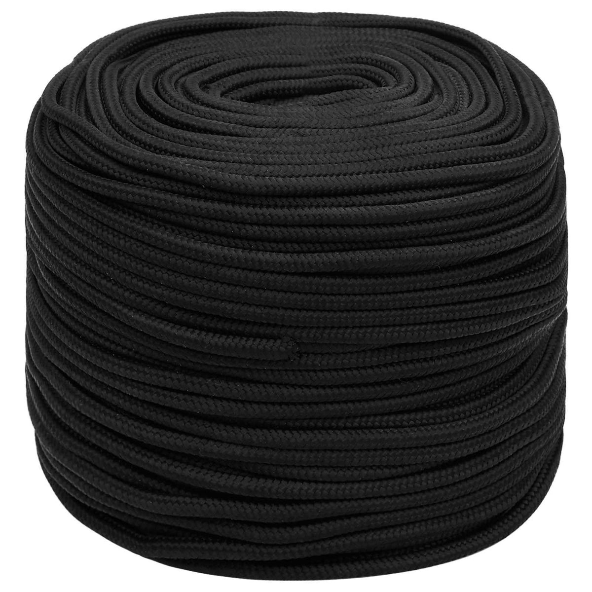Multipurpose Utility Rope 6 mm 100 m Black PP 240 kg Max Load