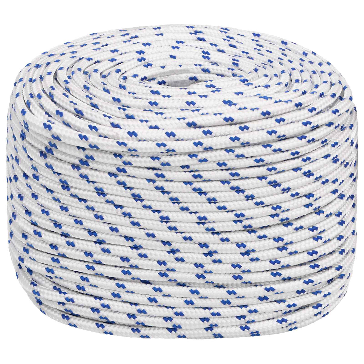 Multipurpose Utility Rope 10 mm 500 m White and Blue PP