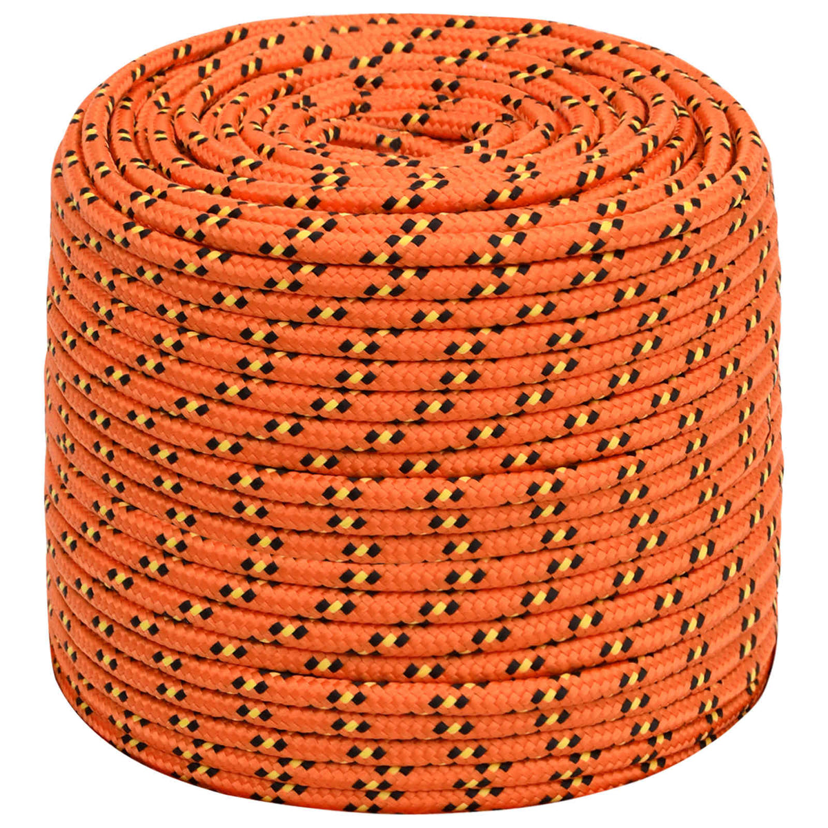 Multipurpose Utility Rope 10 mm 500 m Orange PP 645 kg Max Load