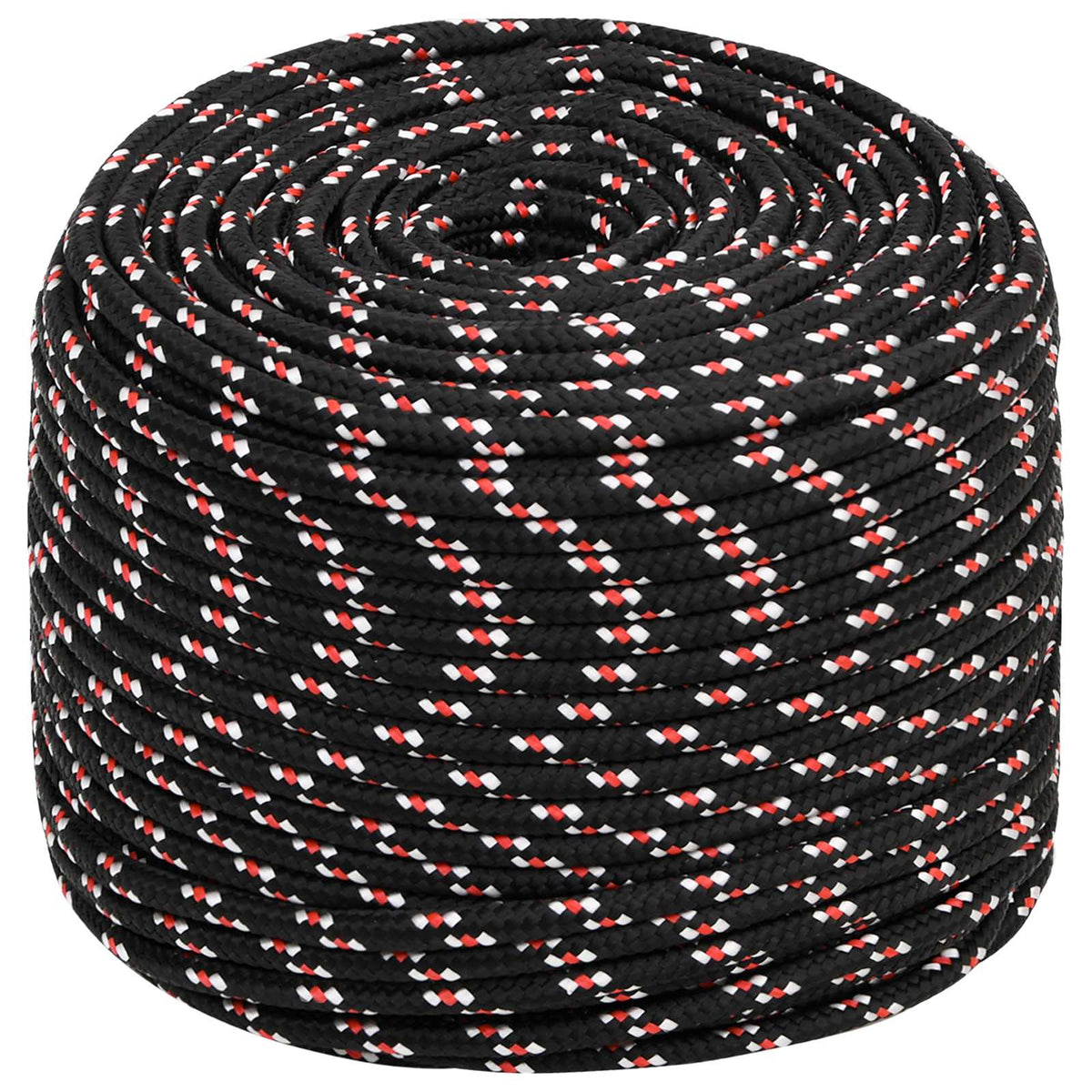 Multipurpose Utility Rope 6 mm 250 m Black and Red PP