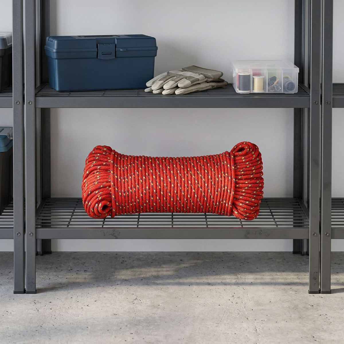 Multipurpose Utility Rope 3 mm 250 m Red PP 67.5 kg Max Load