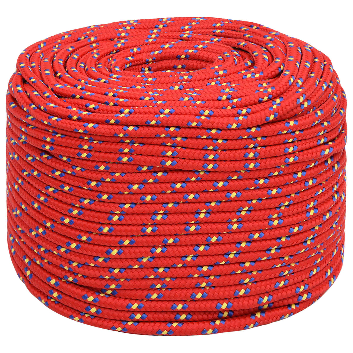 Multipurpose Utility Rope 8 mm 250 m Red PP 420 kg Max Load