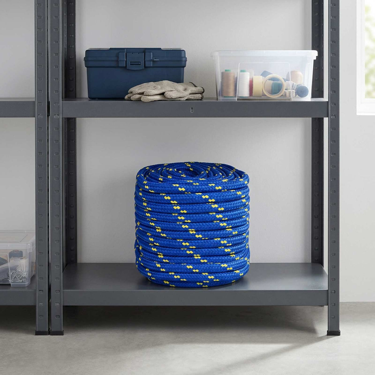 Multipurpose Utility Rope 18 mm 25 m Blue PP 1995 kg Max Load