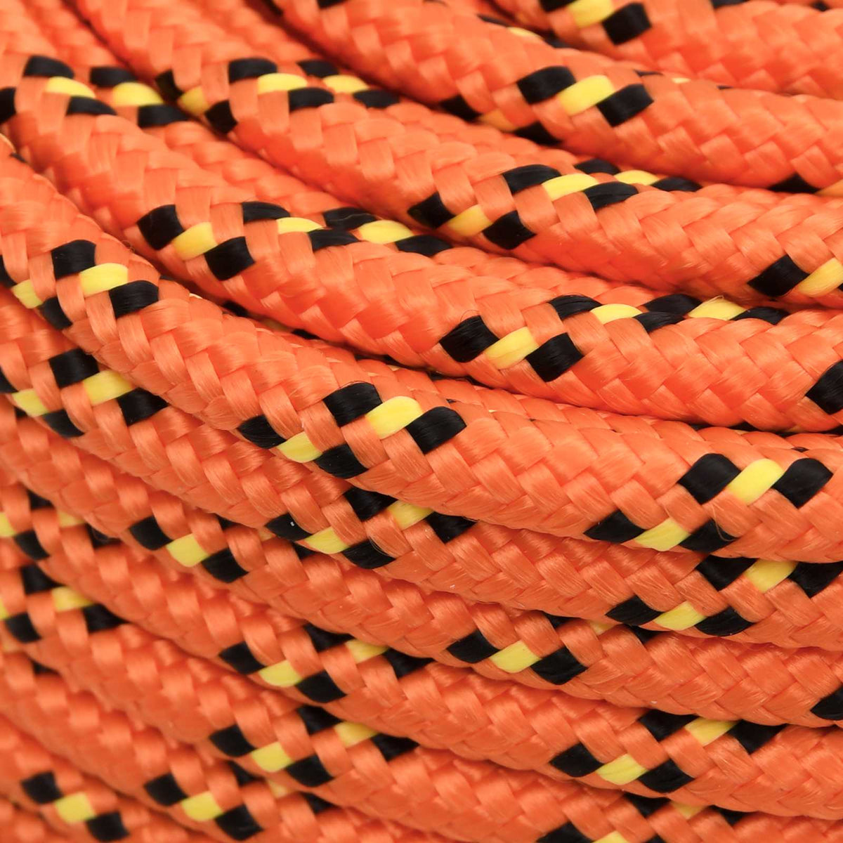 Multipurpose Utility Rope 8 mm 100 m Orange PP 420 kg Max Load