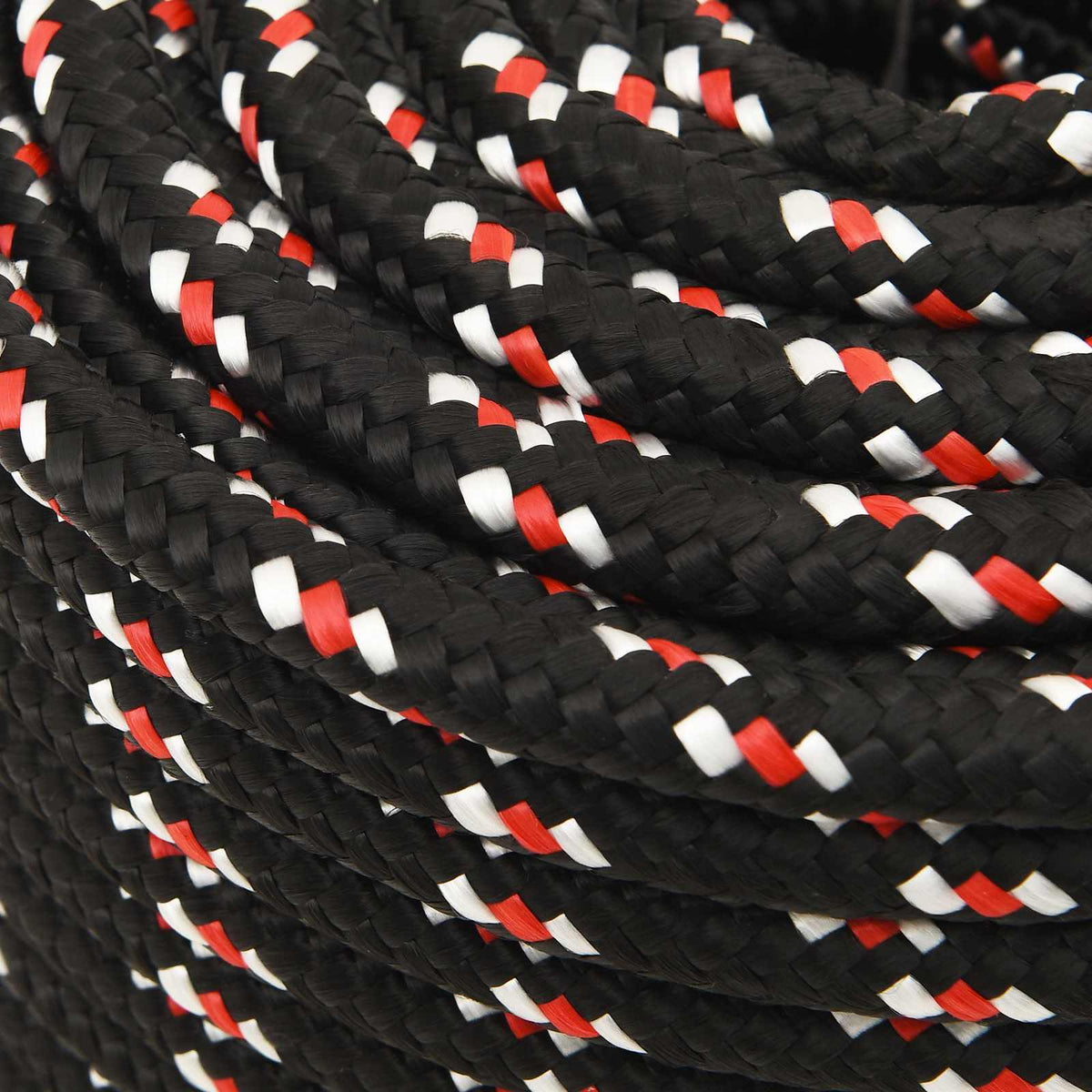 Multipurpose Utility Rope 16 mm 25 m Black and Red PP