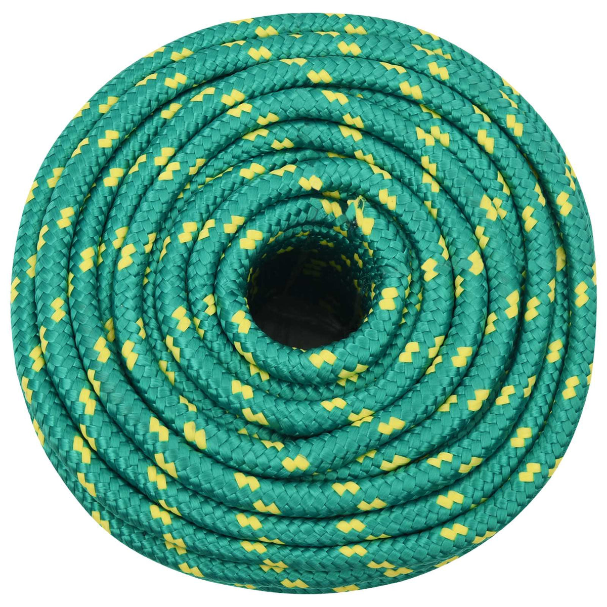 Multipurpose Utility Rope 14 mm 50 m Green PP 1275 kg Max Load