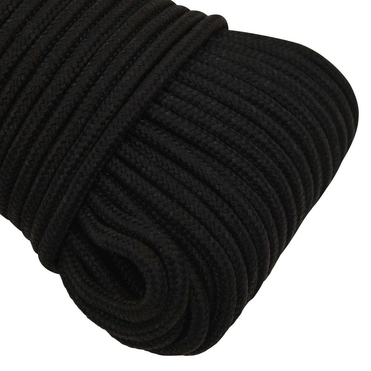 Multipurpose Utility Rope 5 mm 100 m Black Polyester