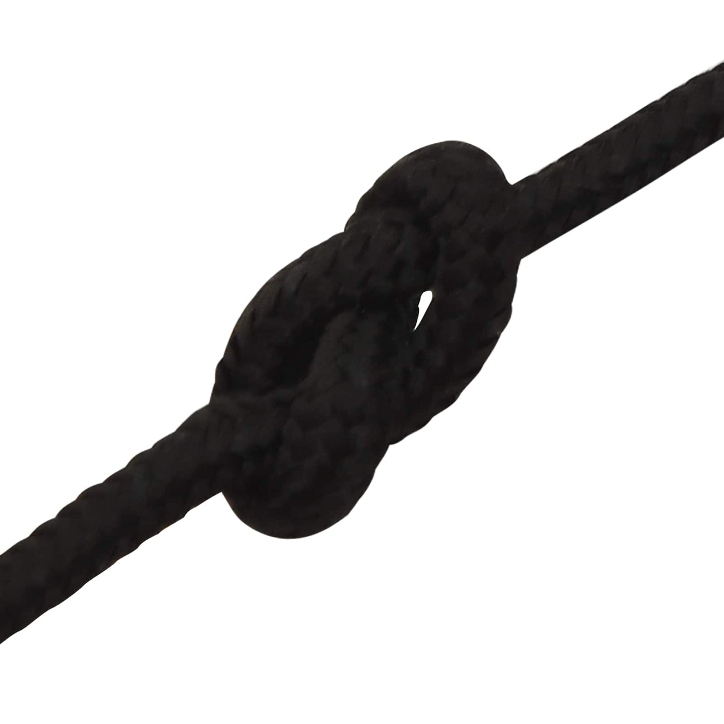 Multipurpose Utility Rope 5 mm 100 m Black Polyester