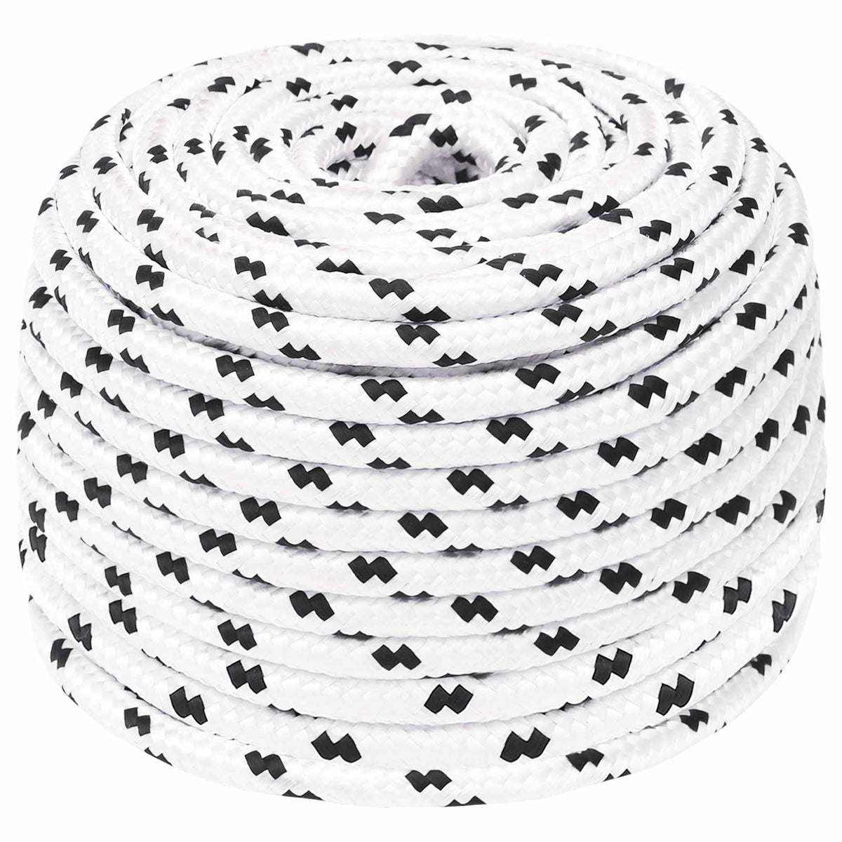 Multipurpose Utility Rope 10 mm 25 m White Polyester