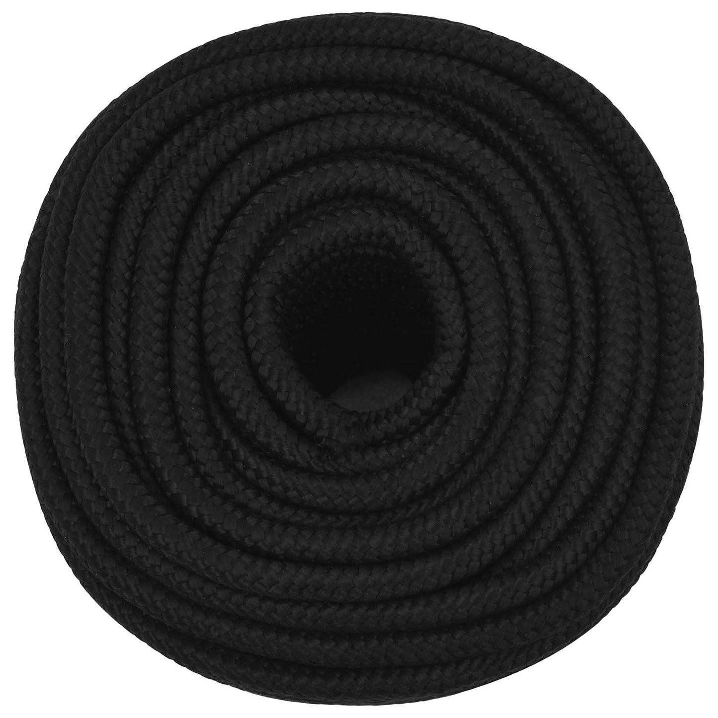 Multipurpose Utility Rope 14 mm 50 m Black Polyester