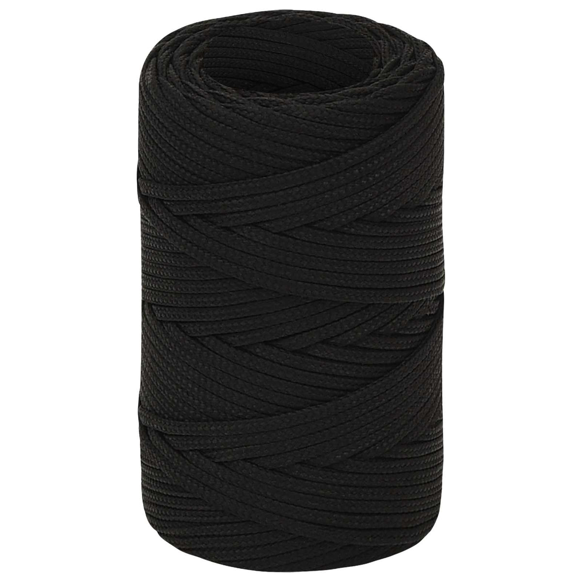 Multipurpose Utility Rope 2 mm 250 m Black Polyester