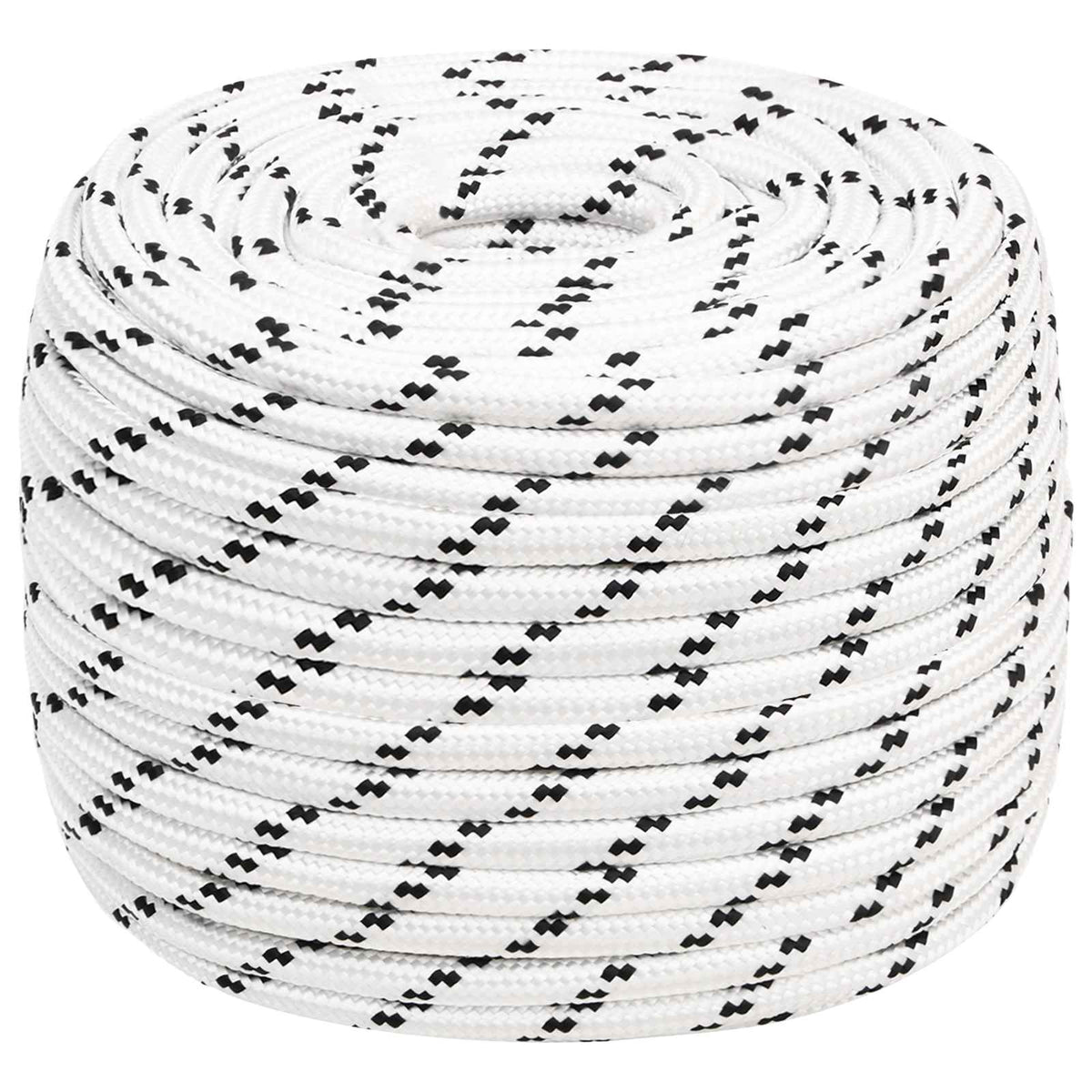 Multipurpose Utility Rope 12 mm 25 m White Polyester