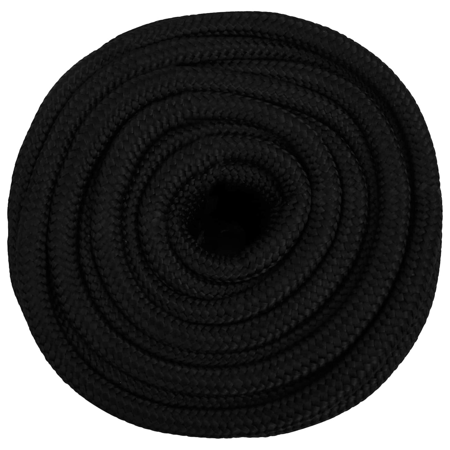 Multipurpose Utility Rope 16 mm 25 m Black Polyester