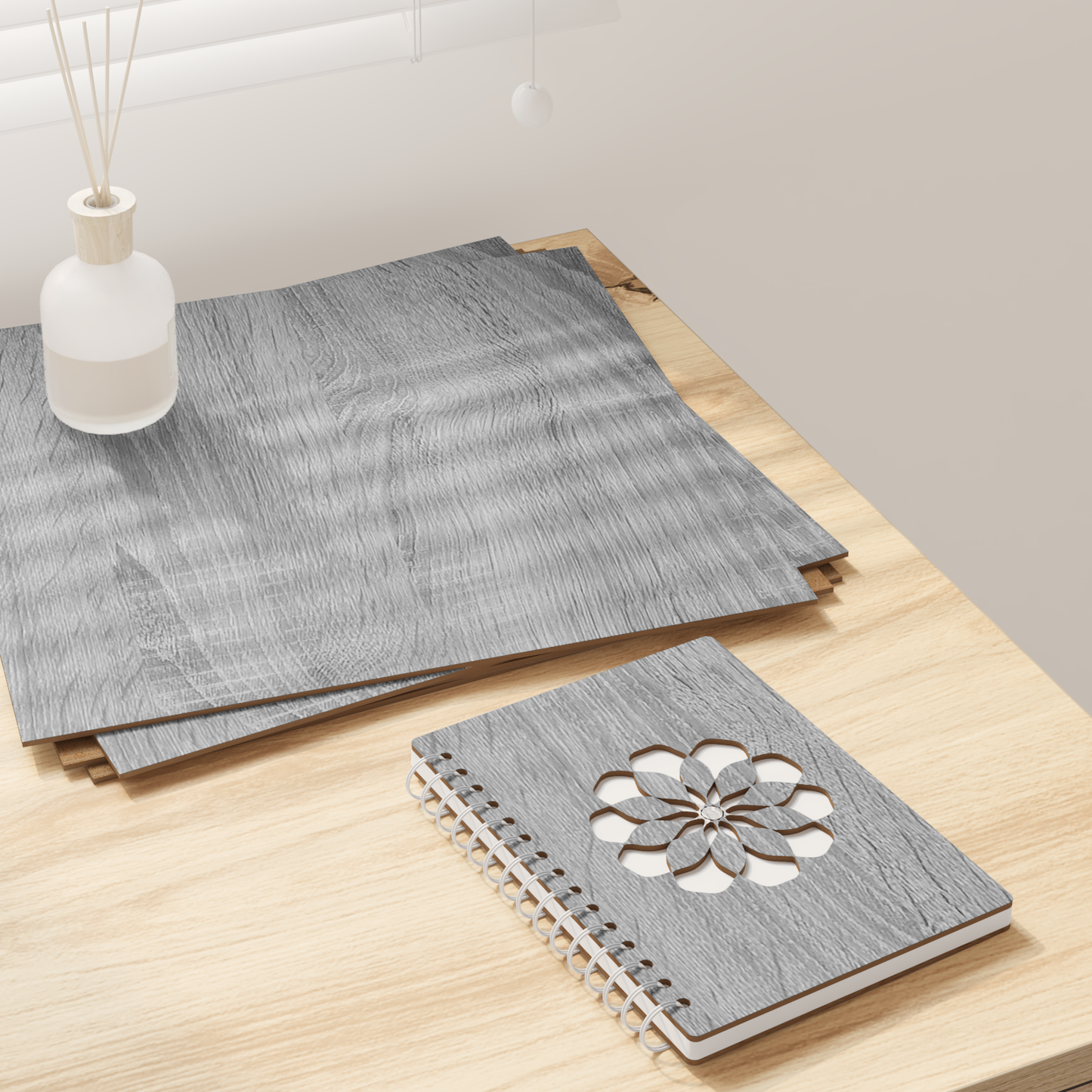 Decor Panels 50 pcs Grey Sonoma 30 x 30 x 0.27 cm