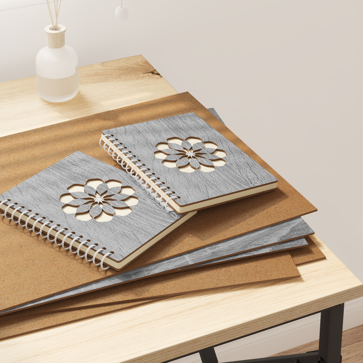 Decor Panels 12 pcs Grey Sonoma 30 x 42 x 0.27 cm