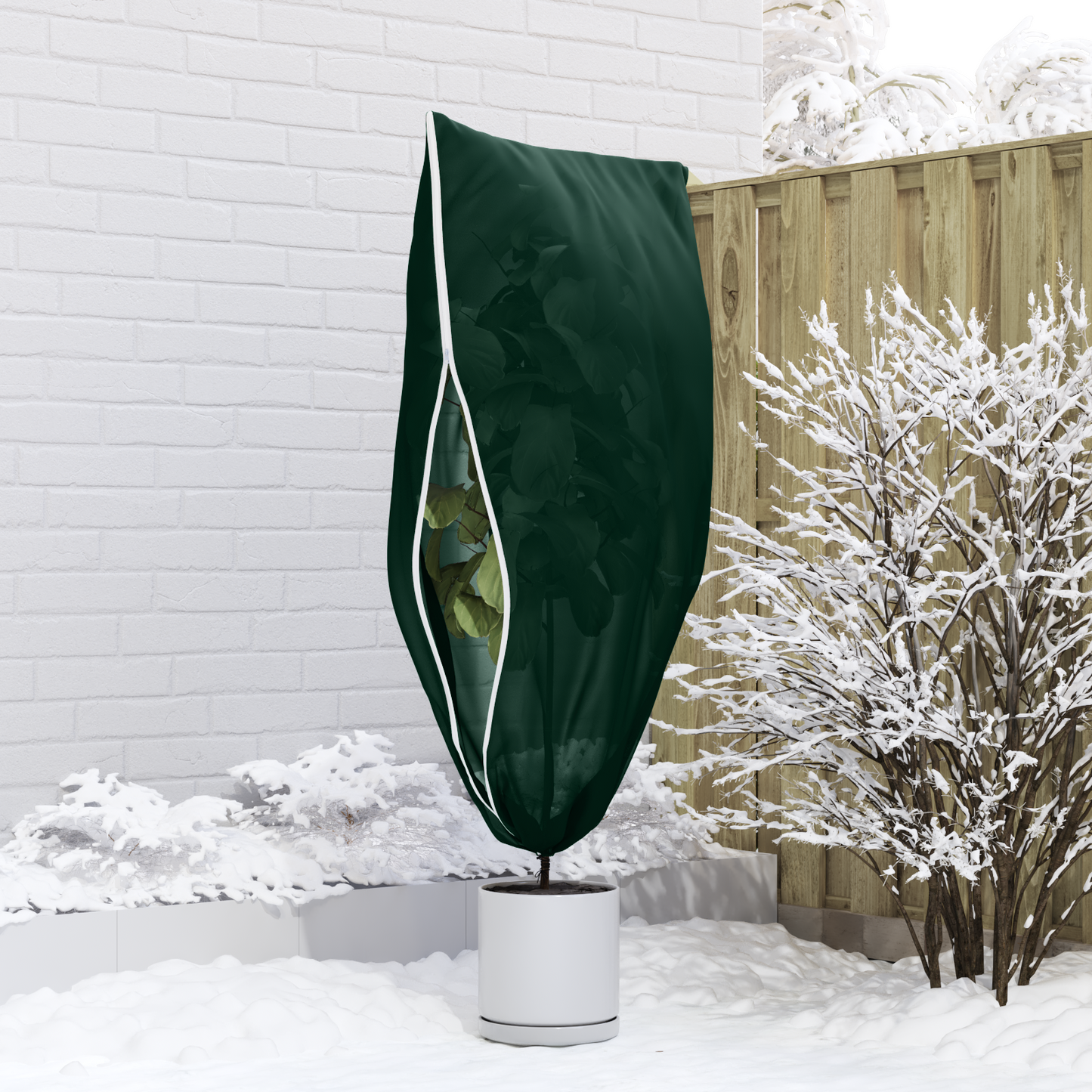 Frost Protection Plant Fleece Covers 5 pcs Green 1.8 x 1.2 m