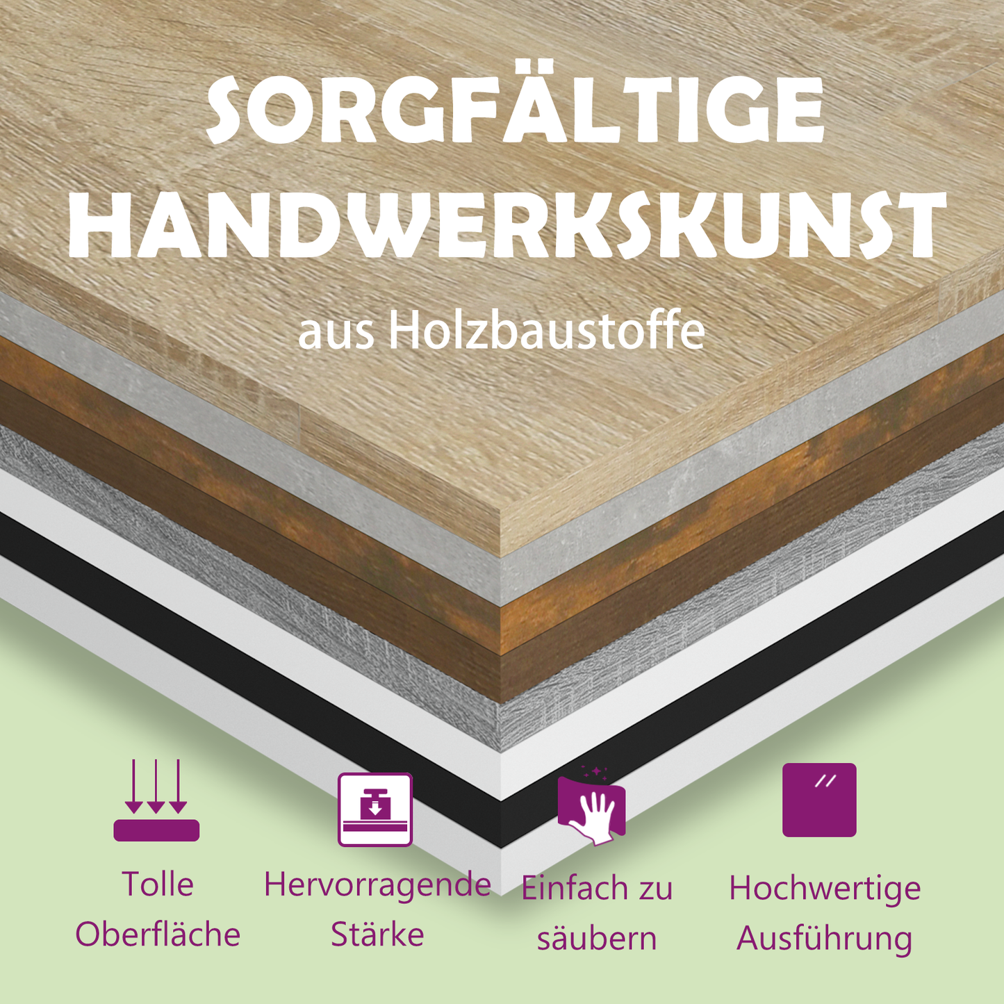 Bed Cabinets 2 pcs Smoked Oak 40x30x40 cm Engineered Wood