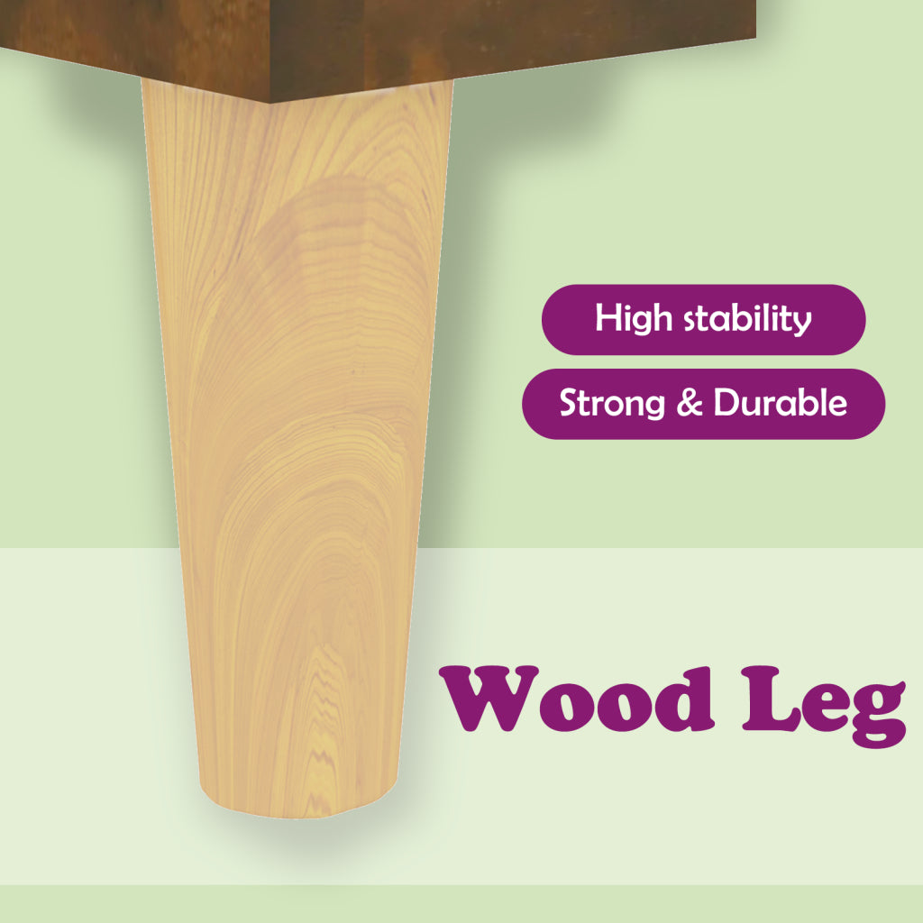 Bed Cabinets with Solid Wood Legs 2 pcs Smoked Oak 40x30x50 cm