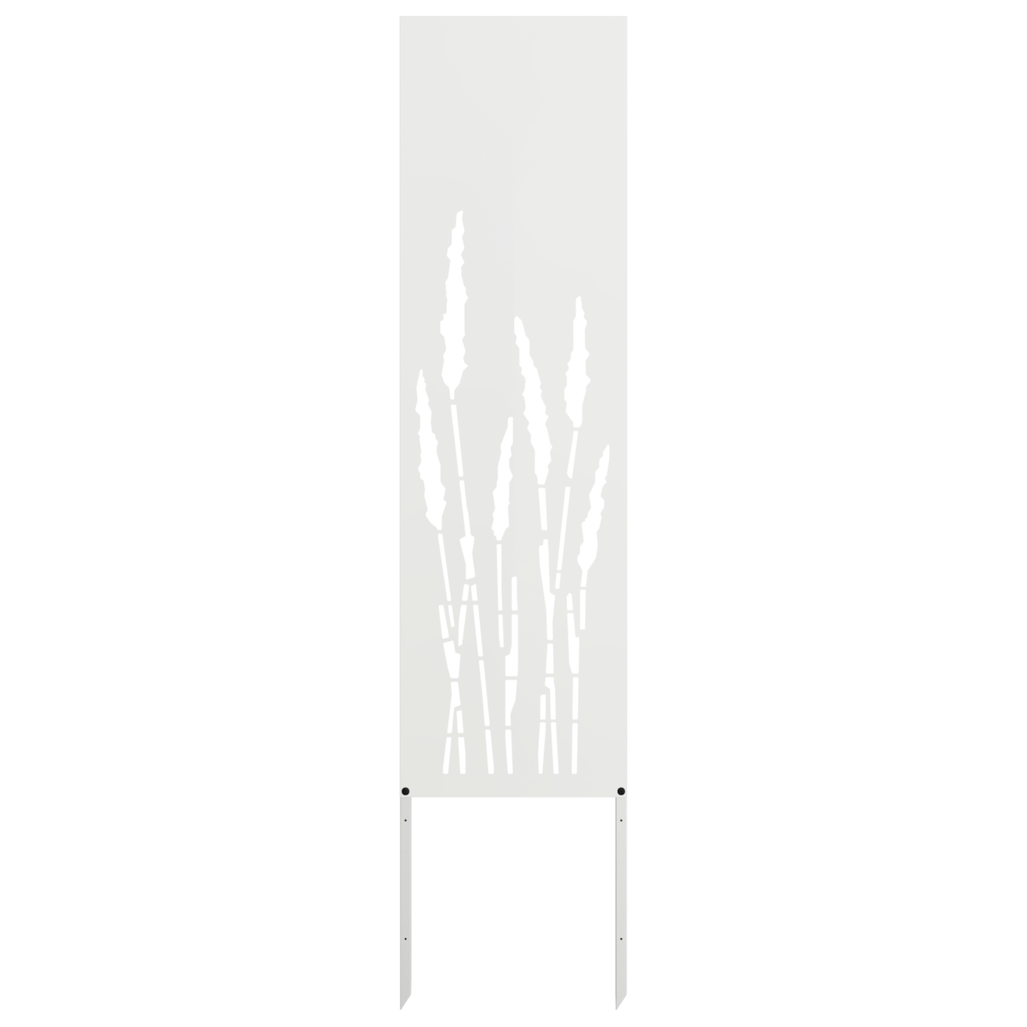 Garden Privacy Screen White 32 x 140 cm Cold-rolled steel