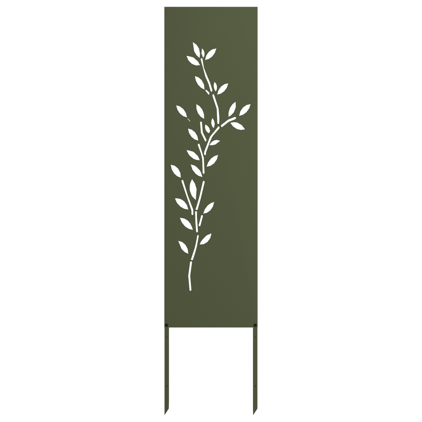 Garden Privacy Screen Olive green 32 x 140 cm Cold-rolled steel