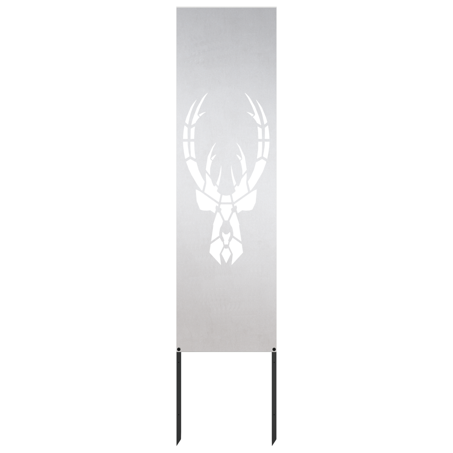 Garden Privacy Screen Silver 32 x 140 cm Stainless steel