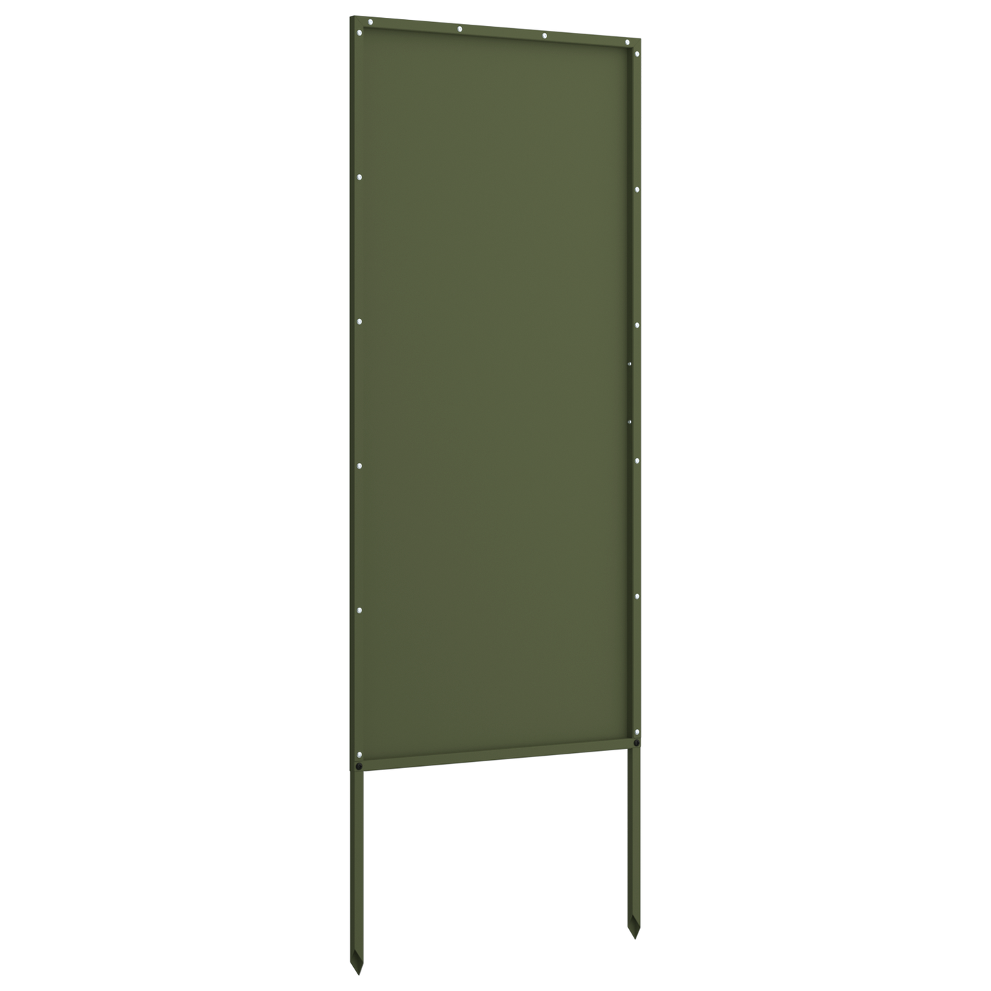 Garden Privacy Screen Olive green 50 x 140 cm Cold-rolled steel