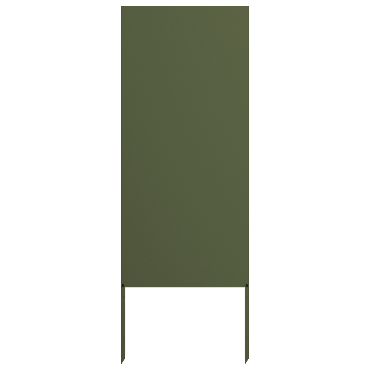 Garden Privacy Screen Olive green 50 x 140 cm Cold-rolled steel