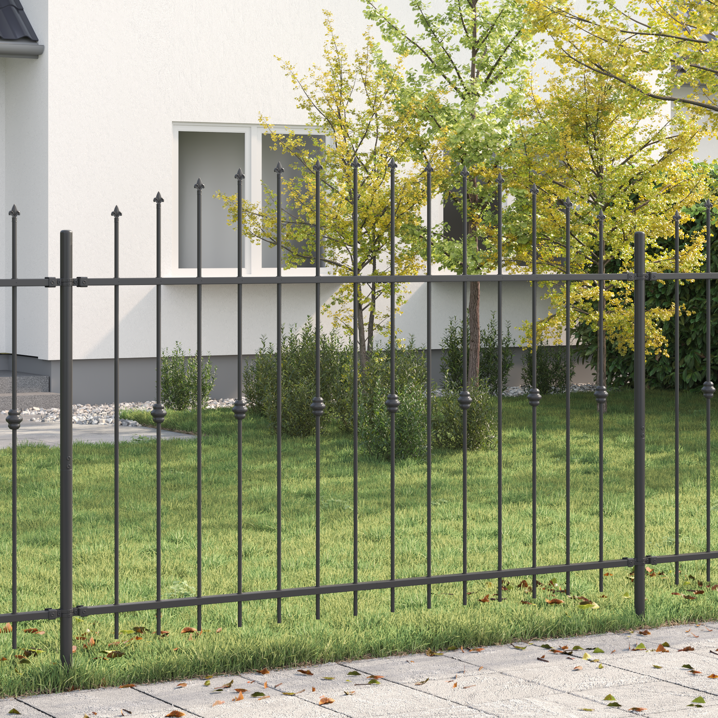 Spike Fence Asten Black