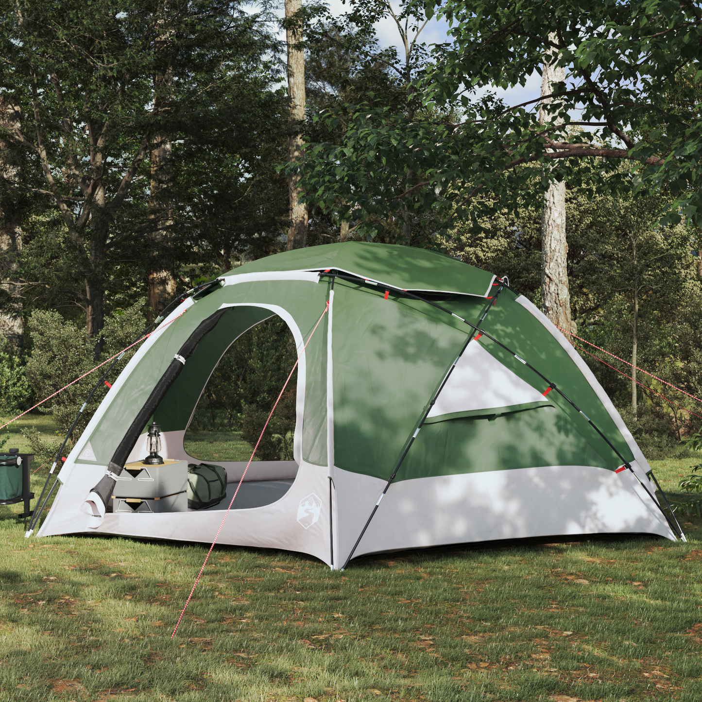Dome Tent with Removable Rainfly Green 8-Person