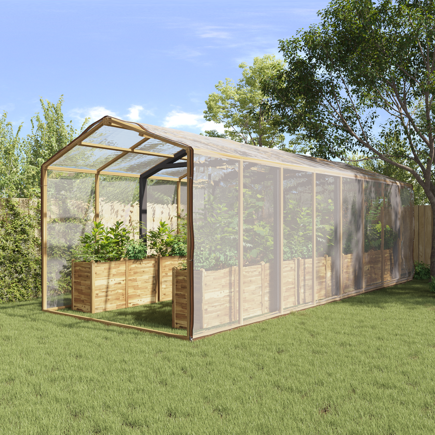 Plant Cover Transparent 8 x 10 m PE