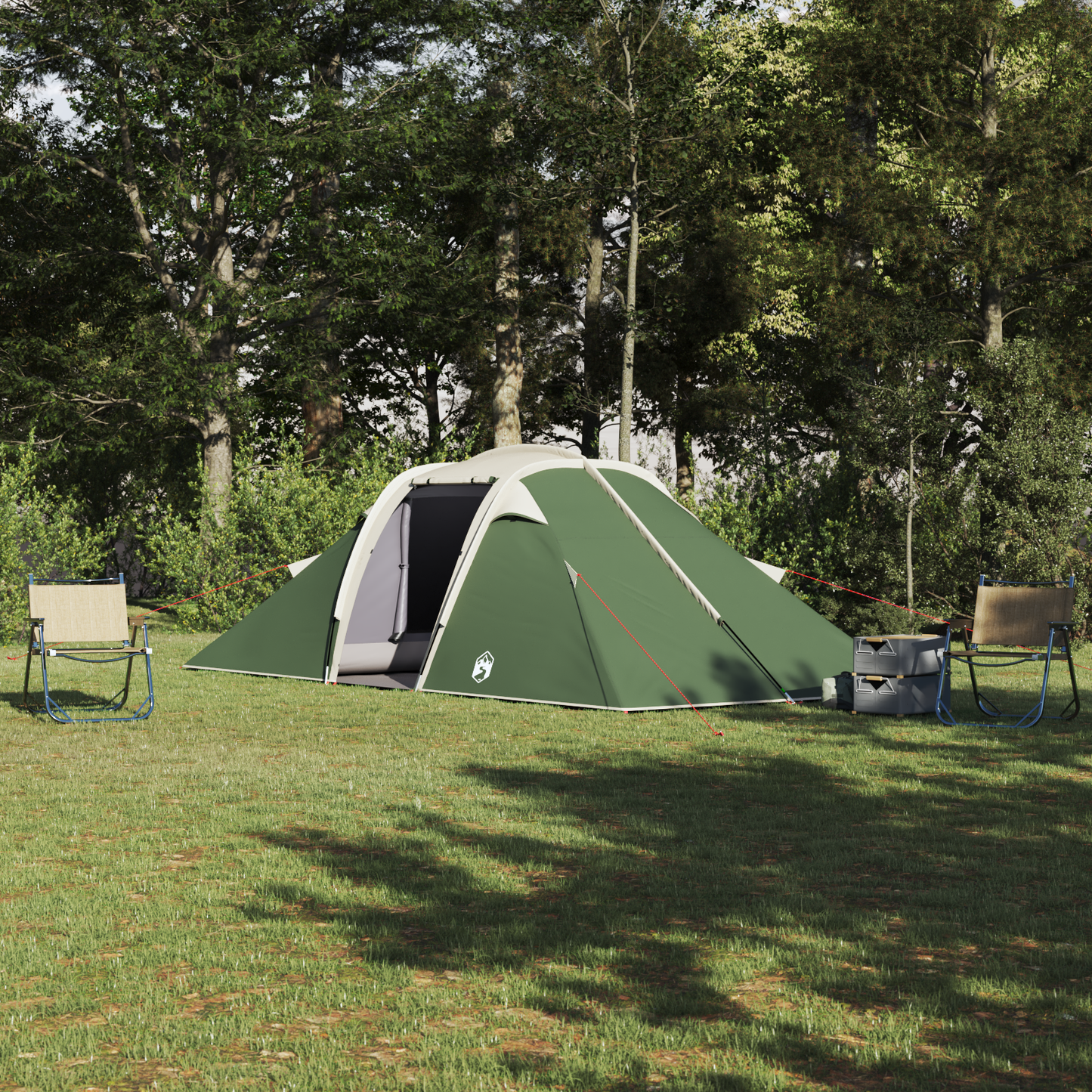 Tunnel tent with Roof Green 510 x 240 x 156 cm Taffeta