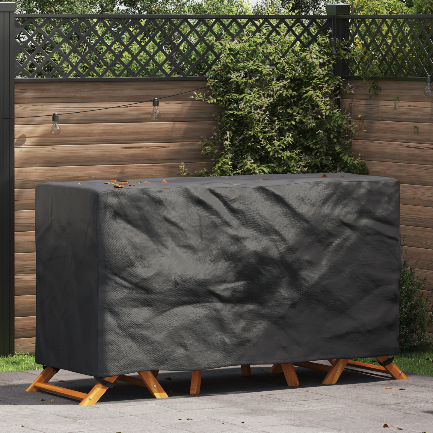 Furniture Cover Plain Black 180 x 70 x 90 cm 600D