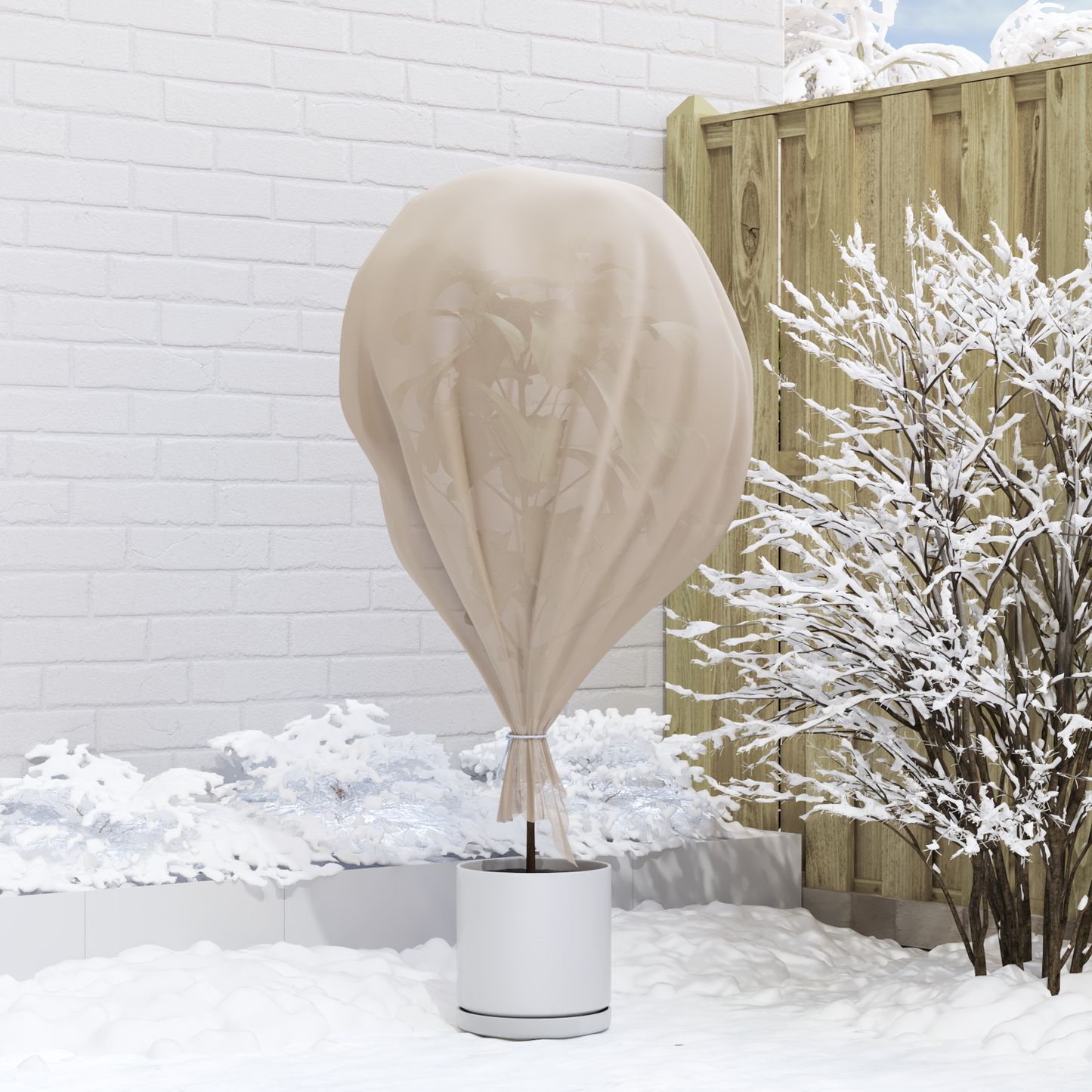 Frost Protection Plant Fleece Beige 100 x 3.2 m