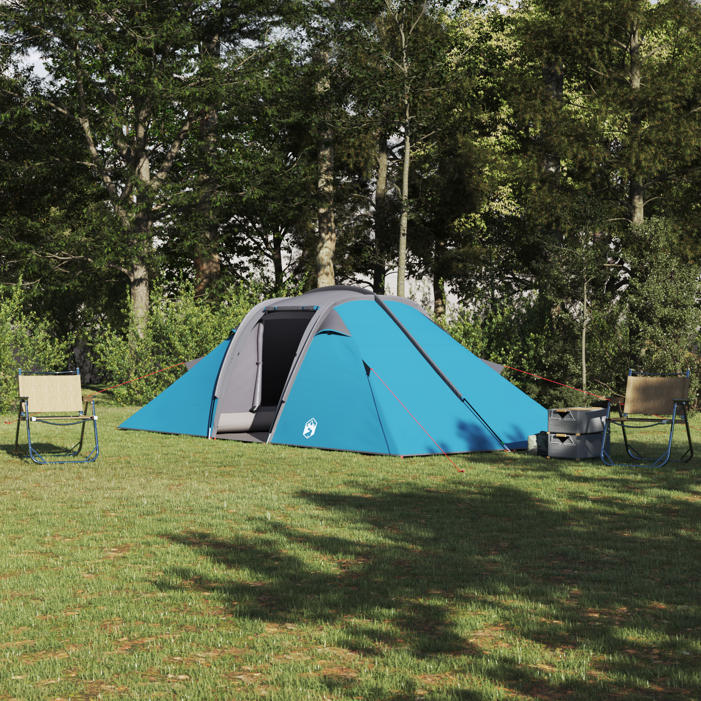 Tunnel tent with Roof Blue 510 x 240 x 156 cm Taffeta