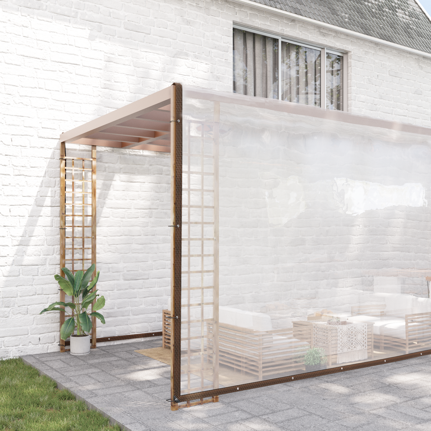 Plant Cover Transparent 8 x 12 m PE