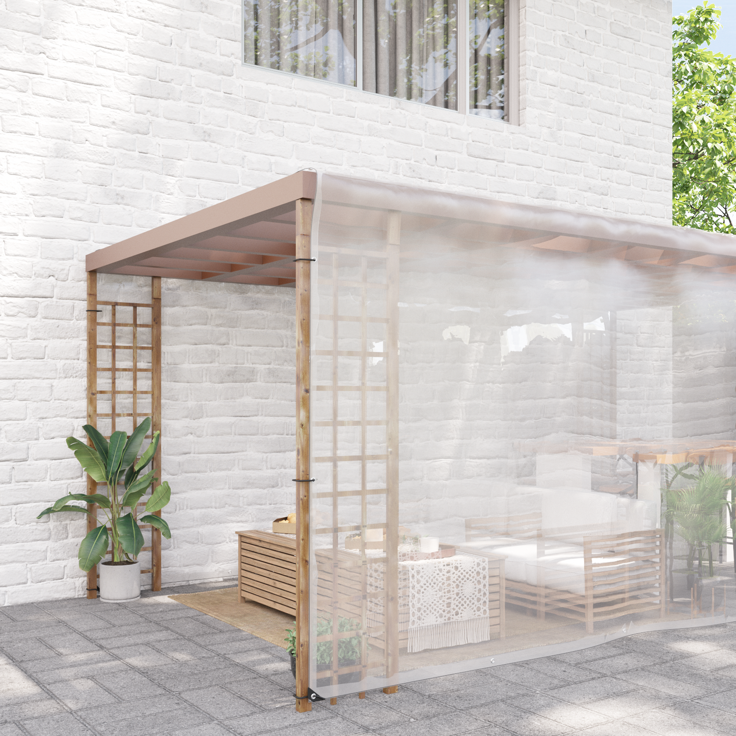 Plant Cover Transparent 10 x 12 m PE