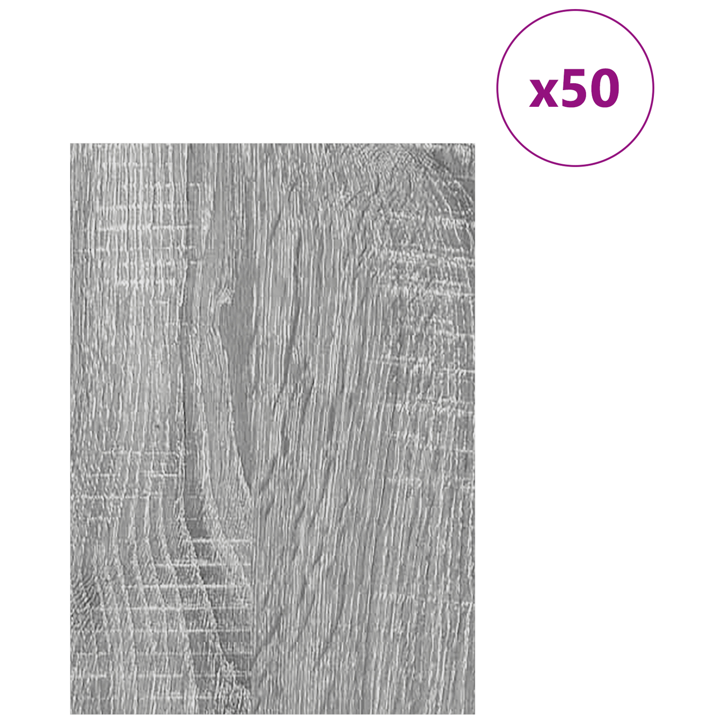 Decor Panels 50 pcs Grey Sonoma 21 x 30 x 0.27 cm
