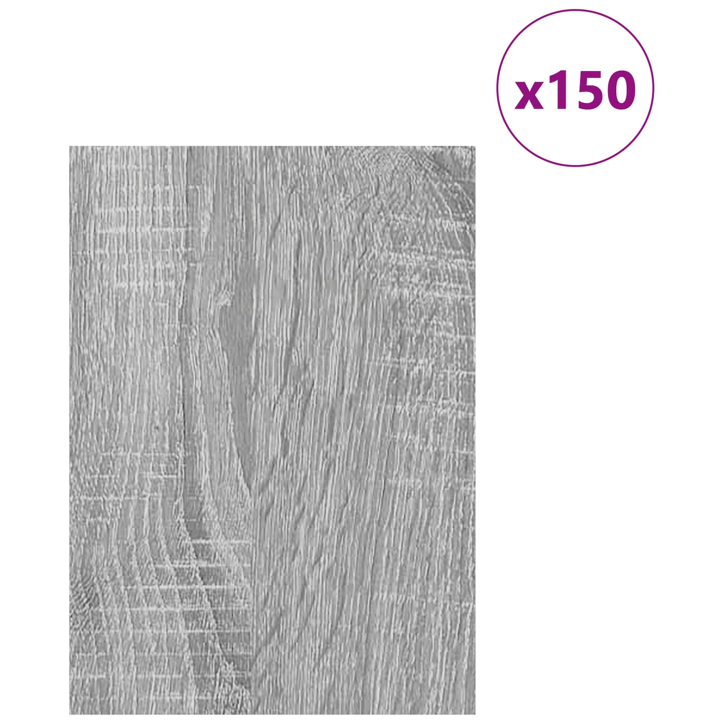 Decor Panels 150 pcs Grey Sonoma 15 x 21 x 0.27 cm