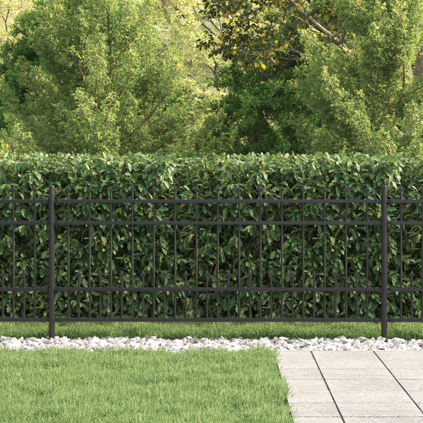 Spike Ring Fence HORST Black