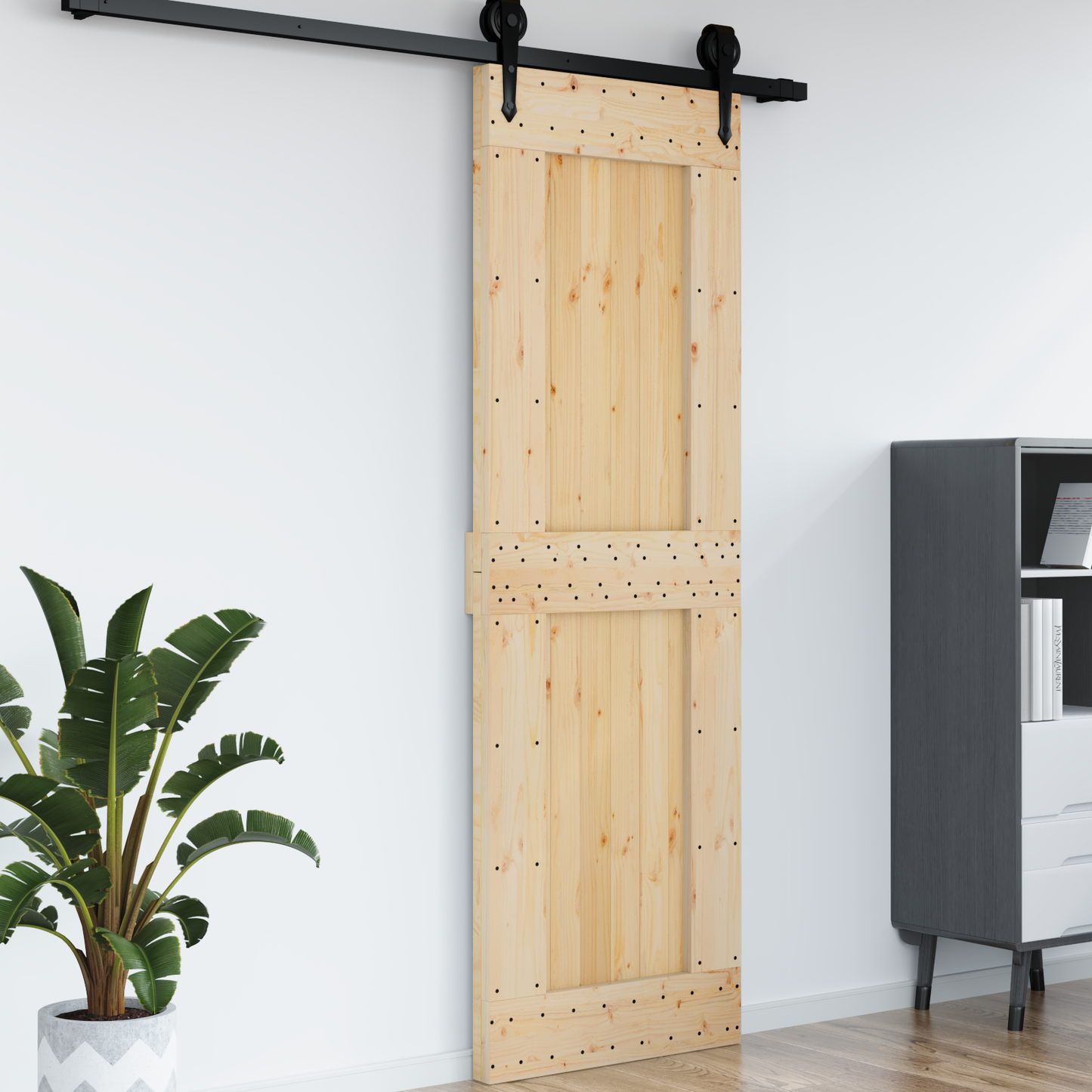 Door NARVIK Natural 70 x 210 cm Solid Pine Wood