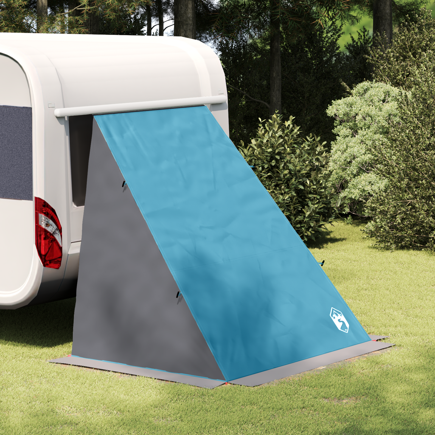 Tailgate Tent -Person 190 x 150 x 185 cm Blue Taffeta